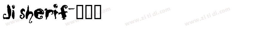 JI Sherif字体转换